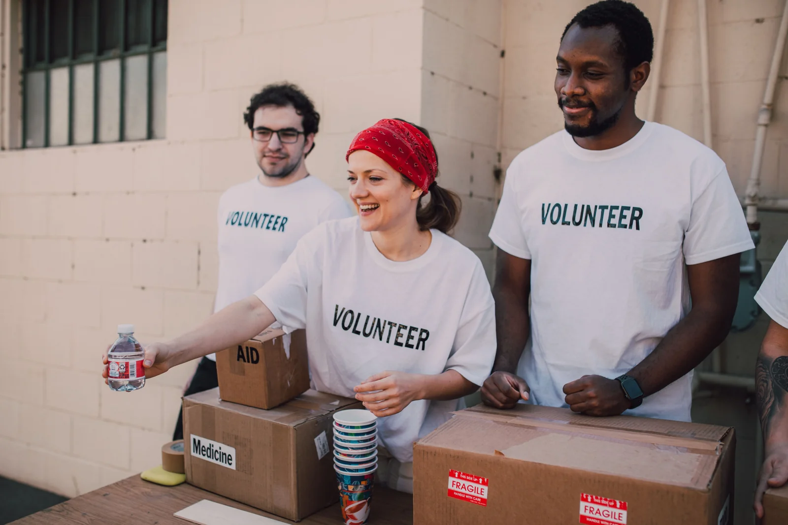 People coming together to serve their community